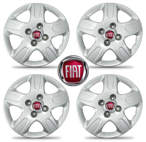 Jogo Calota Palio Strada 13 14 Aro 14 Cubo Alto Com Emblema Fiat - Grid é boa?