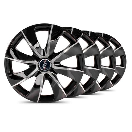 Jogo Calota Prime Preta / Cromada Aro 14 Emblema Preto Civic até 2004 - Elitte é ruim? Jogo Calota Prime Preta / Cromada Aro 14 Emblema Preto Civic até 2004 - Elitte é boa?