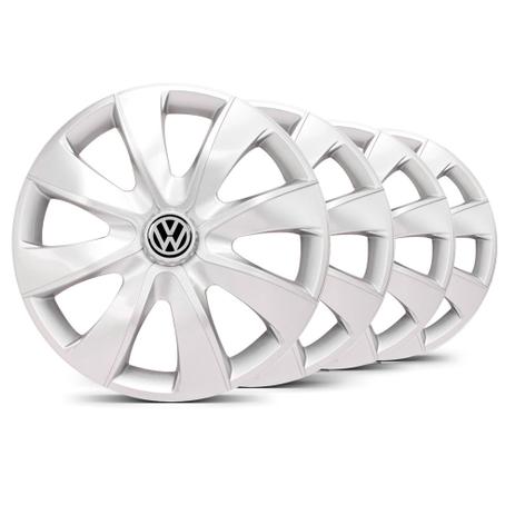 Menor preço em Jogo Calota Prime Unicolor Prata Aro 14 VW Saveiro - Elitte