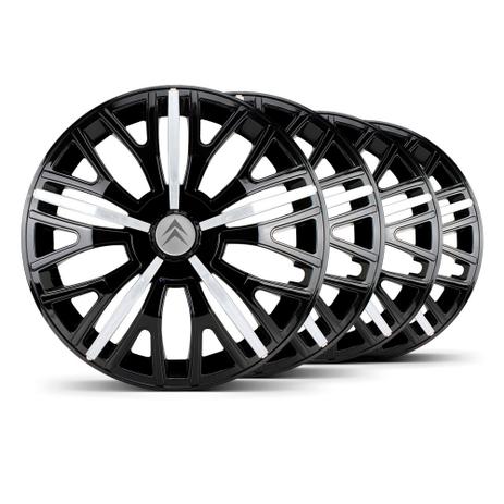 Jogo Calota Triton Sport Aro 14 Preta / Prata Emblema Prata Citroen Xantia - Elitte é boa?