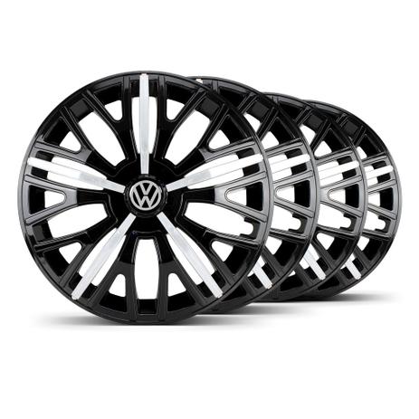 Jogo Calota Triton Sport Aro 14 Preta / Prata VW Gol Todos - Elitte é ruim? Jogo Calota Triton Sport Aro 14 Preta / Prata VW Gol Todos - Elitte é boa?