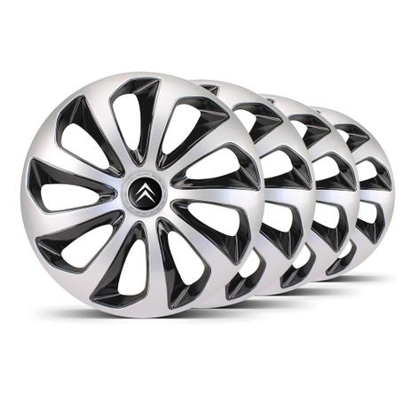 Jogo Calota Velox Aro 15 Prata / Preta Emblema Preto Citroen Xsara - Elitte é ruim? Jogo Calota Velox Aro 15 Prata / Preta Emblema Preto Citroen Xsara - Elitte é boa?