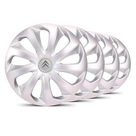 Jogo Calota Velox Unicolor Aro 13 Prata Emblema Prata Citroen C5 - Elitte é ruim? Jogo Calota Velox Unicolor Aro 13 Prata Emblema Prata Citroen C5 - Elitte é boa?