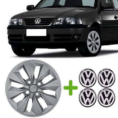 Jogo Calotas Gol G4 2005 A 2014 - Aro 13 + Emblema - Grid Menor preço em Jogo Calotas Gol G4 2005 A 2014 - Aro 13 + Emblema - Grid
