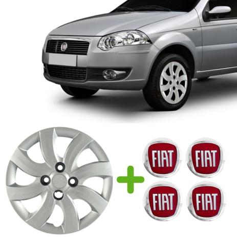 Jogo Calotas Palio Attractive 2012 a 2013 - Aro 14 + Emblema - Grid é boa?