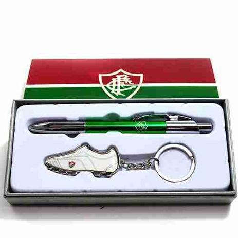 Jogo Caneta Roller Ball De Metal Com Chaveiro - Fluminense - Mileno Menor preço em Jogo Caneta Roller Ball De Metal Com Chaveiro - Fluminense - Mileno