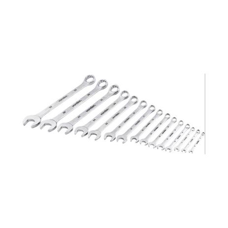 Jogo Chave Combinada 6-32mm Cromo Vanádio Cromada Com 15 Peças Estojo Lona - Jogo - Vonder Menor preço em Jogo Chave Combinada 6-32mm Cromo Vanádio Cromada Com 15 Peças Estojo Lona - Jogo - Vonder
