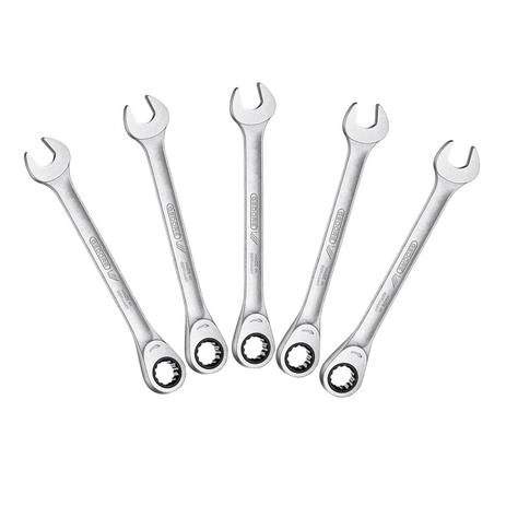 Jogo Chave Combinada Plana 8 Á 19mm 5 Peças Com Catraca 9R-5m Gedore Menor preço em Jogo Chave Combinada Plana 8 Á 19mm 5 Peças Com Catraca 9R-5m Gedore