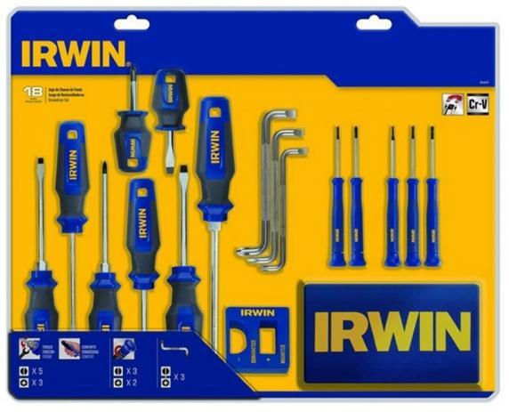 Jogo chave fenda phillips 18pcs - irwin Menor preço em Jogo chave fenda phillips 18pcs - irwin