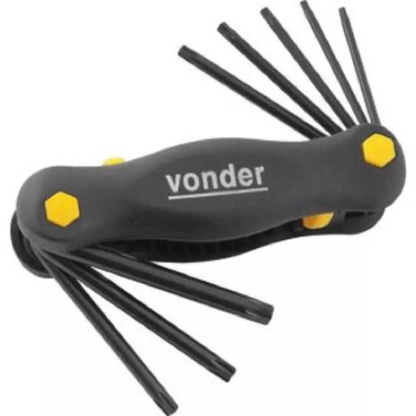 Jogo Chave Torx T-9 A T40 8 Pecas Vonder Menor preço em Jogo Chave Torx T-9 A T40 8 Pecas Vonder