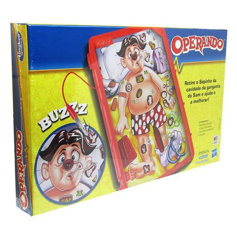 Jogo Clássico Educativo Operando - Hasbro Menor preço em Jogo Clássico Educativo Operando - Hasbro