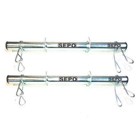 Jogo com 02 Barras Ocas de Musculação 40cm com presilhas - Sepo. Menor preço em Jogo com 02 Barras Ocas de Musculação 40cm com presilhas - Sepo.