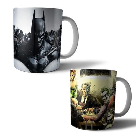 Jogo com 2 Canecas Porcelana Batman 350ml (BD03) - Skin t18 Menor preço em Jogo com 2 Canecas Porcelana Batman 350ml (BD03) - Skin t18