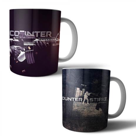Jogo com 2 Canecas Porcelana Counter Strike: Global Offensive CS:GO CSGO 350ml (BD01) - Skin t18 Menor preço em Jogo com 2 Canecas Porcelana Counter Strike: Global Offensive CS:GO CSGO 350ml (BD01) - Skin t18