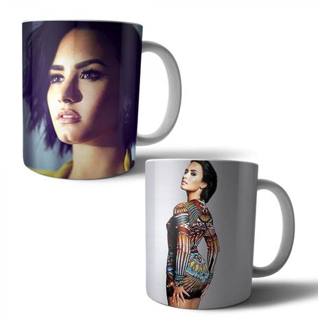 Jogo com 2 Canecas Porcelana Demi Lovato 350ml (BD01) - Skin t18 Menor preço em Jogo com 2 Canecas Porcelana Demi Lovato 350ml (BD01) - Skin t18