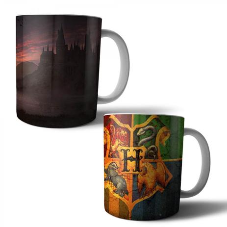 Jogo com 2 Canecas Porcelana Harry Potter Hogwarts 350ml (BD01) - Skin t18 Menor preço em Jogo com 2 Canecas Porcelana Harry Potter Hogwarts 350ml (BD01) - Skin t18