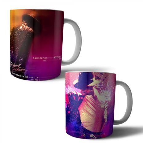 Jogo com 2 Canecas Porcelana Michael Jackson 350ml (BD01) - Skin t18 Menor preço em Jogo com 2 Canecas Porcelana Michael Jackson 350ml (BD01) - Skin t18