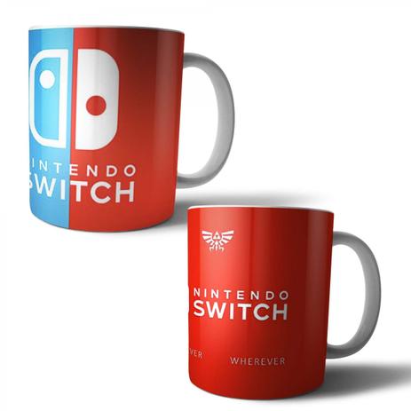 Jogo com 2 Canecas Porcelana Nintendo Switch 350ml (BD01) - Skin t18 Menor preço em Jogo com 2 Canecas Porcelana Nintendo Switch 350ml (BD01) - Skin t18