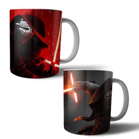 Jogo com 2 Canecas Porcelana Star Wars Kylo Ren 350ml (BD02) - Skin t18 Menor preço em Jogo com 2 Canecas Porcelana Star Wars Kylo Ren 350ml (BD02) - Skin t18