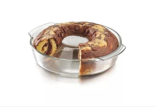 Jogo com 2 Formas De Vidro Para Bolo Pudim Assadeira 26cm - Não definido Menor preço em Jogo com 2 Formas De Vidro Para Bolo Pudim Assadeira 26cm - Não definido