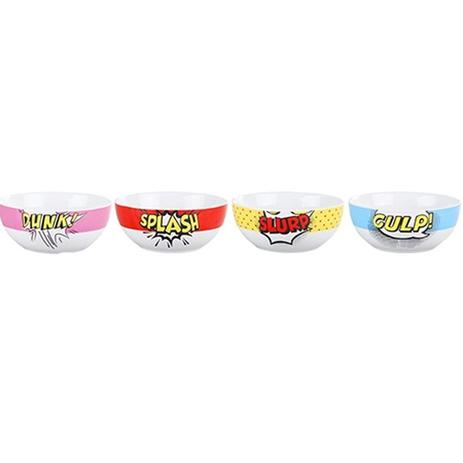 Jogo Com 4 Bowls Pop 14 cm COLE003 - Casambiente Menor preço em Jogo Com 4 Bowls Pop 14 cm COLE003 - Casambiente