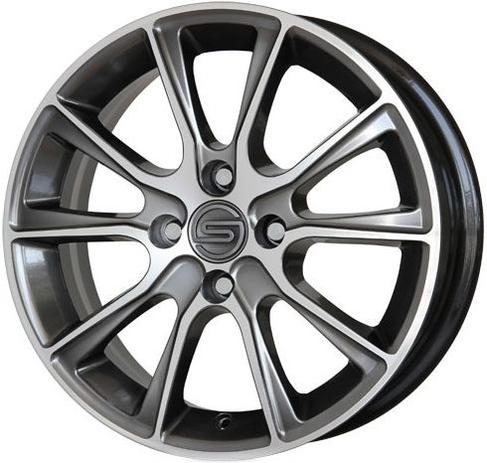 Jogo com 4 Rodas Scorro S-220 aro 15 4 x 100 Diamante Kromo escuro tala 6 ET 36 Menor preço em Jogo com 4 Rodas Scorro S-220 aro 15 4 x 100 Diamante Kromo escuro tala 6 ET 36
