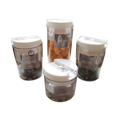 Jogo conjunto potes hermeticos para mantimentos alimentos com 4 pecas redondo luxo - Gimp é ruim? Jogo conjunto potes hermeticos para mantimentos alimentos com 4 pecas redondo luxo - Gimp é boa?