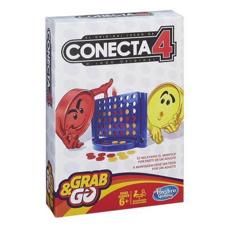 Jogo Connect 4 Grab E Go Hasro - Hasbro Menor preço em Jogo Connect 4 Grab E Go Hasro - Hasbro