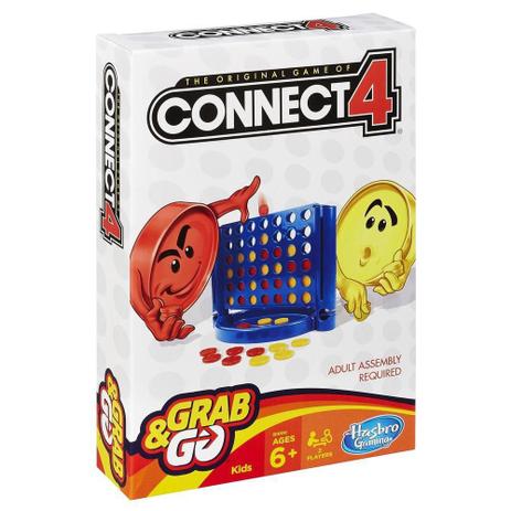 Jogo Connect 4 Grab Go - Hasbro Menor preço em Jogo Connect 4 Grab Go - Hasbro