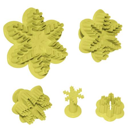 Jogo Cortador e Marcador de Pasta Americana e Biscuit Blue Star Floco de Neve I com 4 Peças Menor preço em Jogo Cortador e Marcador de Pasta Americana e Biscuit Blue Star Floco de Neve I com 4 Peças