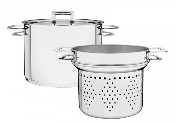 Jogo Cozi Pasta 2 Peças Inox 20cm Brava Tramontina 65400410 Menor preço em Jogo Cozi Pasta 2 Peças Inox 20cm Brava Tramontina 65400410
