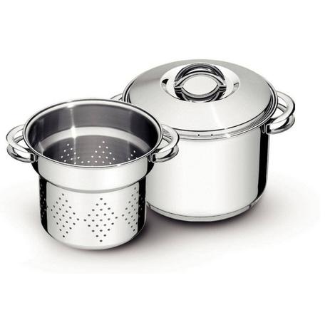 Jogo Cozi Pasta Aço Inox 2 Peças 24cm Solar Tramontina Menor preço em Jogo Cozi Pasta Aço Inox 2 Peças 24cm Solar Tramontina