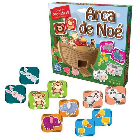 Jogo da Memoria ARCA de Noe 40 Pecas - Pais e filhos Menor preço em Jogo da Memoria ARCA de Noe 40 Pecas - Pais e filhos