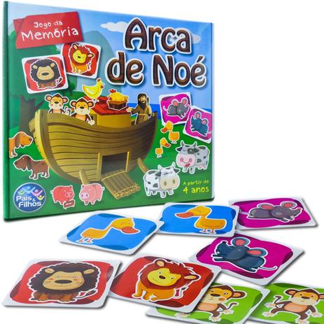 Jogo da Memória Arca de Noé - Pais e Filhos Menor preço em Jogo da Memória Arca de Noé - Pais e Filhos