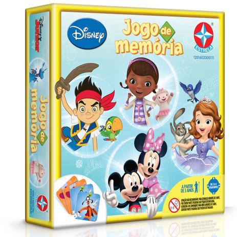 Jogo da Memória Disney Jr - Estrela Menor preço em Jogo da Memória Disney Jr - Estrela