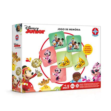 Jogo da Memória Disney Junior - Estrela Menor preço em Jogo da Memória Disney Junior - Estrela