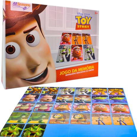 Jogo da Memória Educativo Toy Story 26 Cartas Disney - Disney pixar Menor preço em Jogo da Memória Educativo Toy Story 26 Cartas Disney - Disney pixar