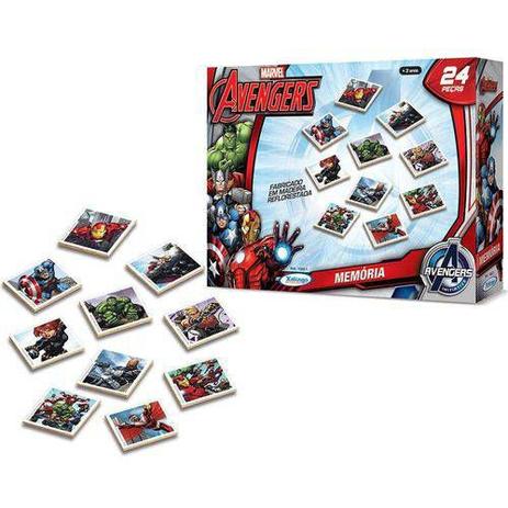 Jogo da Memoria Infantil Avengers Assemble - Xalingo Menor preço em Jogo da Memoria Infantil Avengers Assemble - Xalingo