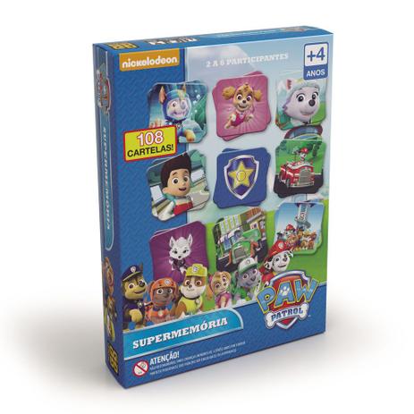 Jogo da Memória - Patrulha Canina - Super Memória - Grow é boa?
