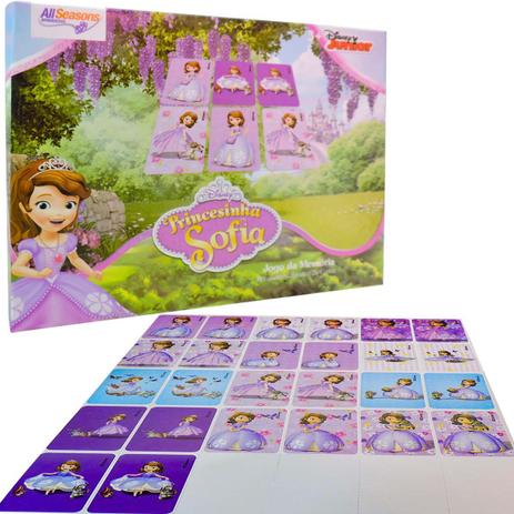 Jogo Da Memória Princesa Sofia Cartonado Destaque E Brinque - Disney junior Menor preço em Jogo Da Memória Princesa Sofia Cartonado Destaque E Brinque - Disney junior
