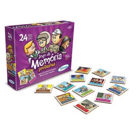 Jogo da Memória Profissões Xalingo Menor preço em Jogo da Memória Profissões Xalingo