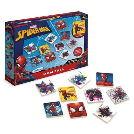Jogo da Memoria Spider-Man Xalingo Menor preço em Jogo da Memoria Spider-Man Xalingo