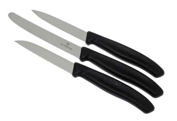 Jogo de 03 Facas multiuso para cozinha linha Swiss Classic Victorinox 6.7113.3 Menor preço em Jogo de 03 Facas multiuso para cozinha linha Swiss Classic Victorinox 6.7113.3