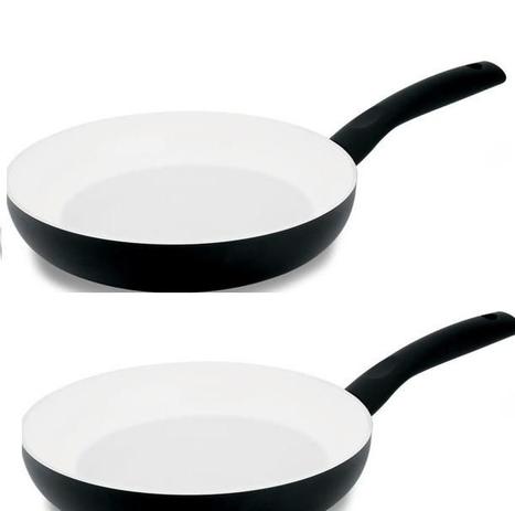 Jogo de 2 Frigideiras 28 cm Cerâmica Preto - Ruga - Not defined é boa?