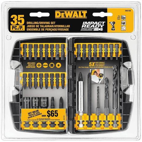 Jogo de 35 Pontas p/ Parafusar Dw2180 Dewalt Menor preço em Jogo de 35 Pontas p/ Parafusar Dw2180 Dewalt