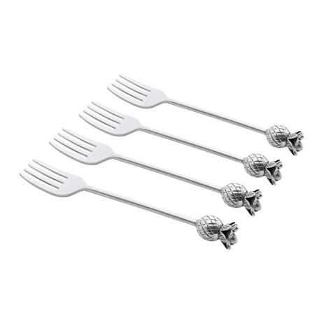 Jogo de  4 Pc Garfos De Sobremesa De Zamac Abacaxi - Bon gourmet é boa?