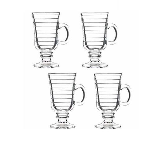 Jogo de 4 Taças de café Joe vidro Caneca para capuccino 240 ml - Globimport Menor preço em Jogo de 4 Taças de café Joe vidro Caneca para capuccino 240 ml - Globimport