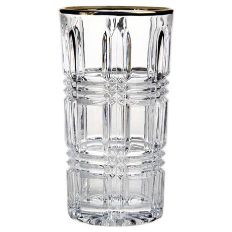 Jogo de 6 copos Liverpool Gold Rim em cristal ecológico 310ml - 23609 - L hermitage Menor preço em Jogo de 6 copos Liverpool Gold Rim em cristal ecológico 310ml - 23609 - L hermitage