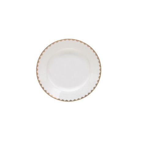 Jogo de 6 Pc Pratos De Porcelana P/Sopa Bone China Minsk Dourado 20,3Cm - Wolff Menor preço em Jogo de 6 Pc Pratos De Porcelana P/Sopa Bone China Minsk Dourado 20,3Cm - Wolff