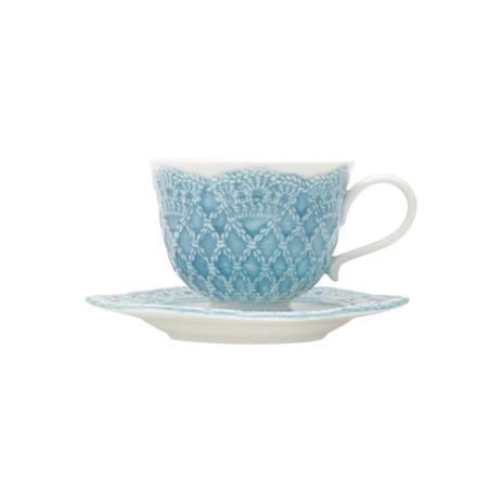 Jogo de 6 Pc Xícara De Porcelana P/Café C/Píres Givemy Azul Claro 90Ml - Wolff Menor preço em Jogo de 6 Pc Xícara De Porcelana P/Café C/Píres Givemy Azul Claro 90Ml - Wolff